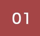 A red background with the number 0 1 written in white.